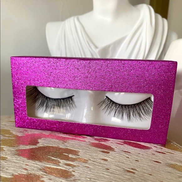 Luxe 3D Mink Lashes Fake Eyelashes Glam Full - Picture 5 of 6